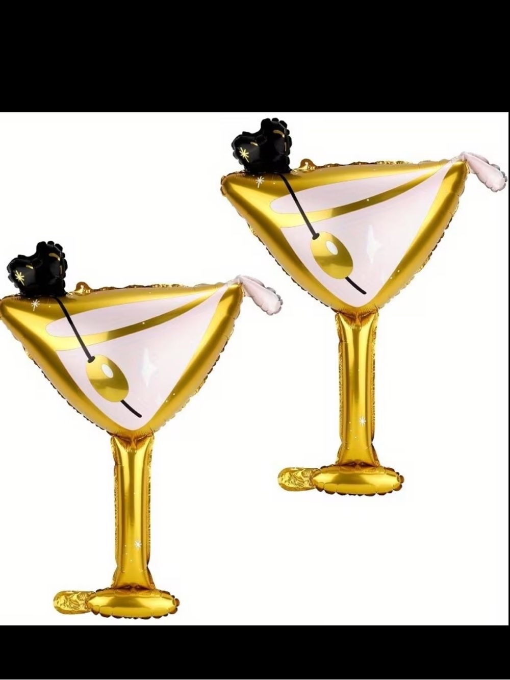 NEW Oversized Martini Foil Balloon